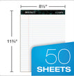 Docket Ruled Perforated Pads, Wide/Legal Rule, 50 White 8.5 x 11.75 Sheets, 6/Pack OrdermeInc OrdermeInc