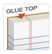 TOPS™ "The Legal Pad" Glue Top Pads, Wide/Legal Rule, 50 White 8.5 x 11 Sheets, 12/Pack OrdermeInc OrdermeInc