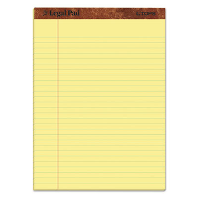 "The Legal Pad" Ruled Perforated Pads, Wide/Legal Rule, 50 Canary-Yellow 8.5 x 11 Sheets, 3/Pack OrdermeInc OrdermeInc