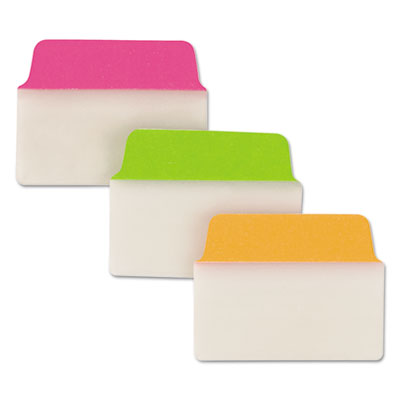 Ultra Tabs Repositionable Tabs, Standard: 2" x 1.5", 1/5-Cut, Assorted Neon Colors, 24/Pack OrdermeInc OrdermeInc