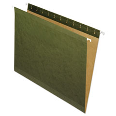 Pendaflex® Reinforced Hanging File Folders, Letter Size, Straight Tabs, Standard Green, 25/Box OrdermeInc OrdermeInc