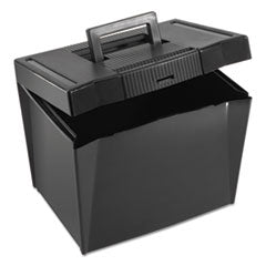 Pendaflex® Portable Letter Size File Box, Letter Files, 13.5" x 10.25" x 10.88", Black OrdermeInc OrdermeInc