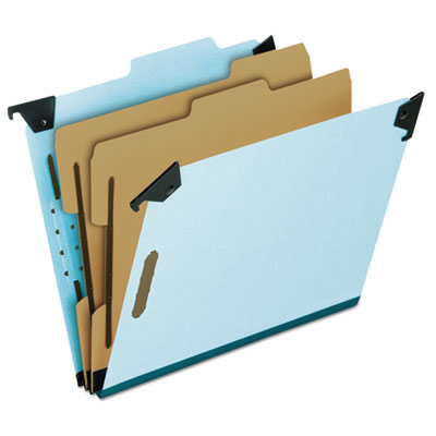 Pendaflex® Hanging Classification Folders with Dividers, Letter Size, 2 Dividers, 2/5-Cut Exterior Tabs, Blue OrdermeInc OrdermeInc