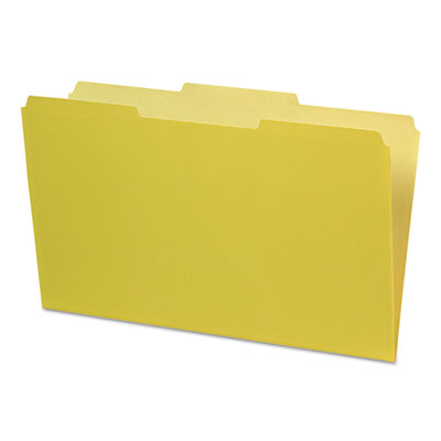 Pendaflex® Interior File Folders, 1/3-Cut Tabs: Assorted, Legal Size, Yellow, 100/Box OrdermeInc OrdermeInc