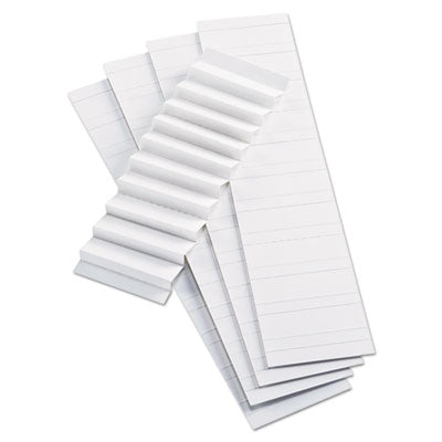 TOPS BUSINESS FORMS Blank Inserts For Hanging File Folders, Compatible with 42 Series Tabs, 1/5-Cut, White, 2" Wide, 100/Pack - OrdermeInc