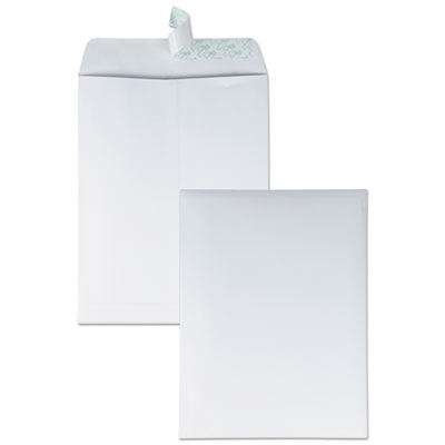 Quality Park™ Redi-Strip Catalog Envelope, #12 1/2, Cheese Blade Flap, Redi-Strip Adhesive Closure, 9.5 x 12.5, White, 100/Box OrdermeInc OrdermeInc