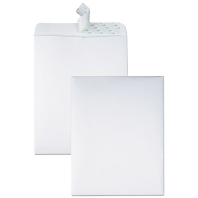 Quality Park™ Redi-Strip Catalog Envelope, #13 1/2, Cheese Blade Flap, Redi-Strip Adhesive Closure, 10 x 13, White, 100/Box OrdermeInc OrdermeInc