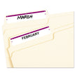 Printable 4" x 6" - Permanent File Folder Labels, 0.69 x 3.44, White, 7/Sheet, 36 Sheets/Pack, (5204)