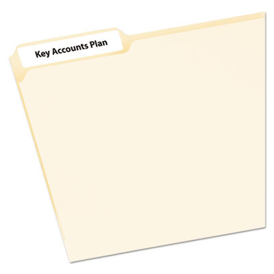 Removable File Folder Labels with Sure Feed Technology, 0.66 x 3.44, White, 7/Sheet, 36 Sheets/Pack OrdermeInc OrdermeInc