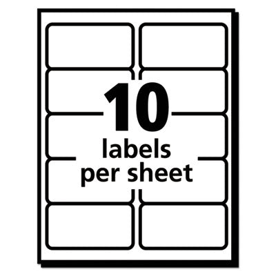 EcoFriendly Mailing Labels, Inkjet/Laser Printers, 2 x 4, White, 10/Sheet, 100 Sheets/Pack OrdermeInc OrdermeInc