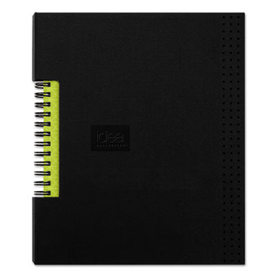 Idea Collective Professional Wirebound Hardcover Notebook, 1-Subject, Medium/College Rule, Black Cover, (80) 8 x 5.5 Sheets OrdermeInc OrdermeInc