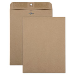 Quality Park™ Recycled Brown Kraft Clasp Envelope, #90, Square Flap, Clasp/Gummed Closure, 9 x 12, Brown Kraft, 100/Box OrdermeInc OrdermeInc