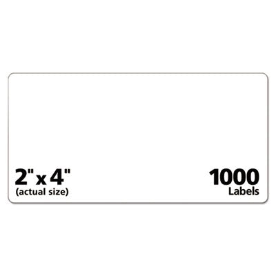 AVERY PRODUCTS CORPORATION Repositionable Shipping Labels w/Sure Feed, Inkjet/Laser, 2 x 4, White, 1000/Box