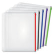 CARDINAL BRANDS INC. Expanding Zipper Binder Pocket, 8.5 x 11, Assorted Colors, 5/Pack - OrdermeInc