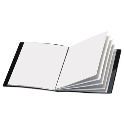 Cardinal® ShowFile Display Book with Custom Cover Pocket, 12 Letter-Size Sleeves, Black - OrdermeInc