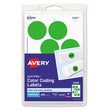 Printable Self-Adhesive Removable Color-Coding Labels, 1.25" dia, Neon Green, 8/Sheet, 50 Sheets/Pack, (5498) OrdermeInc OrdermeInc