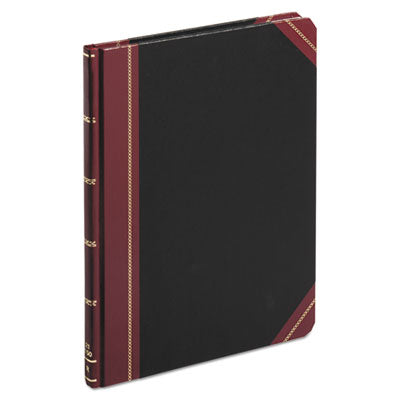 Extra-Durable Bound Book, Single-Page 5-Column Accounting, Black/Maroon/Gold Cover, 10.13 x 7.78 Sheets, 150 Sheets/Book OrdermeInc OrdermeInc