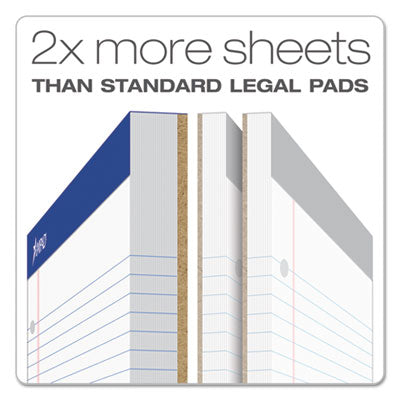 Double Sheet Pads, Wide/Legal Rule, 100 White 8.5 x 11.75 Sheets OrdermeInc OrdermeInc