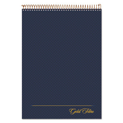 Ampad® Gold Fibre Wirebound Project Notes Pad, Project-Management Format, Navy Cover, 70 White 8.5 x 11.75 Sheets - OrdermeInc