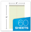 Steno Pads, Gregg Rule, Tan Cover, 60 Green-Tint 6 x 9 Sheets OrdermeInc OrdermeInc