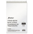 Steno Pads, Gregg Rule, Tan Cover, 80 Green-Tint 6 x 9 Sheets OrdermeInc OrdermeInc