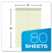 Steno Pads, Gregg Rule, Tan Cover, 80 Green-Tint 6 x 9 Sheets OrdermeInc OrdermeInc