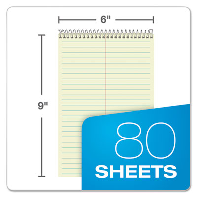 Steno Pads, Gregg Rule, Tan Cover, 80 Green-Tint 6 x 9 Sheets OrdermeInc OrdermeInc