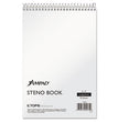 Ampad® Steno Pads, Gregg Rule, Tan Cover, 70 White 6 x 9 Sheets - OrdermeInc