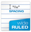 Reporter’s Notepad, Wide/Legal Rule, White Cover, 70 White 4 x 8 Sheets, 12/Pack OrdermeInc OrdermeInc