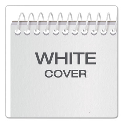 Reporter’s Notepad, Wide/Legal Rule, White Cover, 70 White 4 x 8 Sheets, 12/Pack OrdermeInc OrdermeInc