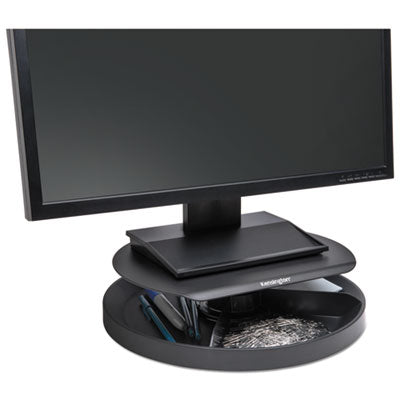Kensington® Spin2 Monitor Stand with SmartFit, 12.6" x 12.6" x 2.25" to 3.5", Black, Supports 40 lbs OrdermeInc OrdermeInc