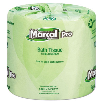 Marcal PRO™ 100% Recycled Bathroom Tissue, Septic Safe, 2-Ply, White, 240 Sheets/Roll, 48 Rolls/Carton OrdermeInc OrdermeInc