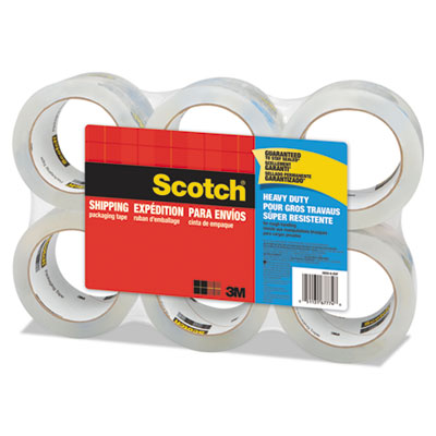 3850 Heavy-Duty Packaging Tape, 3" Core, 1.88" x 54.6 yds, Clear, 6/Pack - OrdermeInc