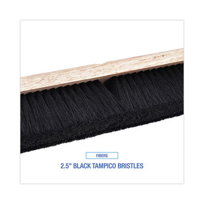 Boardwalk® Floor Brush Head, 2.5" Black Tampico Fiber Bristles, 18" Brush OrdermeInc OrdermeInc