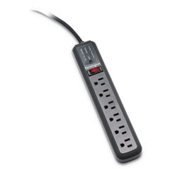 Kensington® Guardian Surge Protector, 6 AC Outlets, 15 ft Cord, 540 J, Gray OrdermeInc OrdermeInc