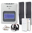 400E Top-Feed Time Clock Bundle, Digital Display, White OrdermeInc OrdermeInc