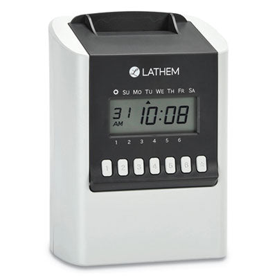 700E Calculating Time Clock, Digital Display, White OrdermeInc OrdermeInc