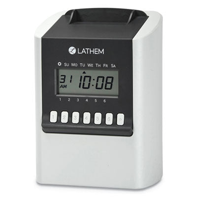 700E Calculating Time Clock, Digital Display, White OrdermeInc OrdermeInc