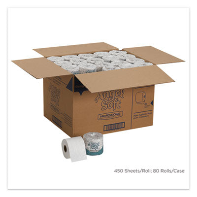 Angel Soft ps Premium Bathroom Tissue, Septic Safe, 2-Ply, White, 450 Sheets/Roll, 80 Rolls/Carton OrdermeInc OrdermeInc
