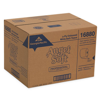 Angel Soft ps Premium Bathroom Tissue, Septic Safe, 2-Ply, White, 450 Sheets/Roll, 80 Rolls/Carton OrdermeInc OrdermeInc