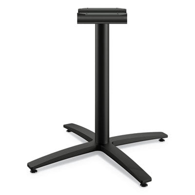 HON COMPANY Between Seated-Height X-Base for 30" to 36" Table Tops, 26.18w x 29.57h, Black