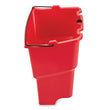 Rubbermaid® Commercial WaveBrake 2.0 Dirty Water Bucket, 18 qt, Plastic, Red OrdermeInc OrdermeInc