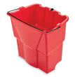 Rubbermaid® Commercial WaveBrake 2.0 Dirty Water Bucket, 18 qt, Plastic, Red OrdermeInc OrdermeInc