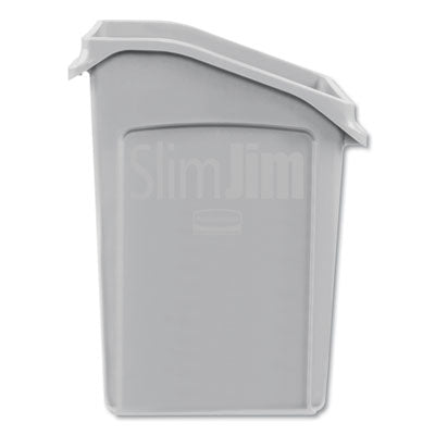Slim Jim Under-Counter Container, 23 gal, Polyethylene, Gray OrdermeInc OrdermeInc