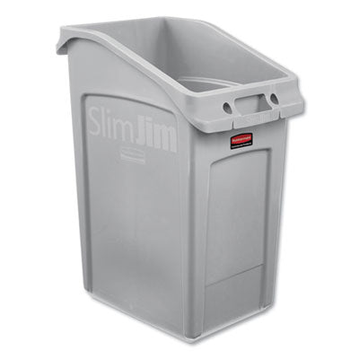 Slim Jim Under-Counter Container, 23 gal, Polyethylene, Gray OrdermeInc OrdermeInc