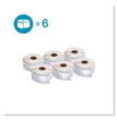 LW Multipurpose Labels, 1" x 2.13", White, 500 Labels/Roll, 6 Rolls/Pack OrdermeInc OrdermeInc