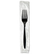 Individually Wrapped Heavyweight Forks, Polystyrene, Black, 1,000/Carton OrdermeInc OrdermeInc