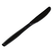 Plastic Cutlery, Heavyweight Knives, Black, 1,000/Carton - OrdermeInc