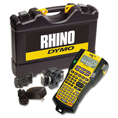 Rhino 5200 Industrial Label Maker Kit, 5 Lines, 4.9 x 9.2 x 2.5 OrdermeInc OrdermeInc