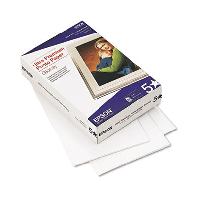Ultra Premium Glossy Photo Paper, 11.8 mil, 4 x 6, Glossy Bright White, 100/Pack OrdermeInc OrdermeInc